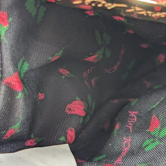 Betsey Johnson Roller Skate Blue Pink Yellow Rainbow Glitter Crossbody Bag Purse - Picture 10 of 12